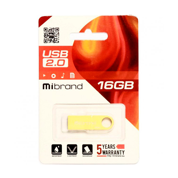 Флешка Mibrand 64GB Puma USB 2.0 Gold (MI2.0/PU64U1G)