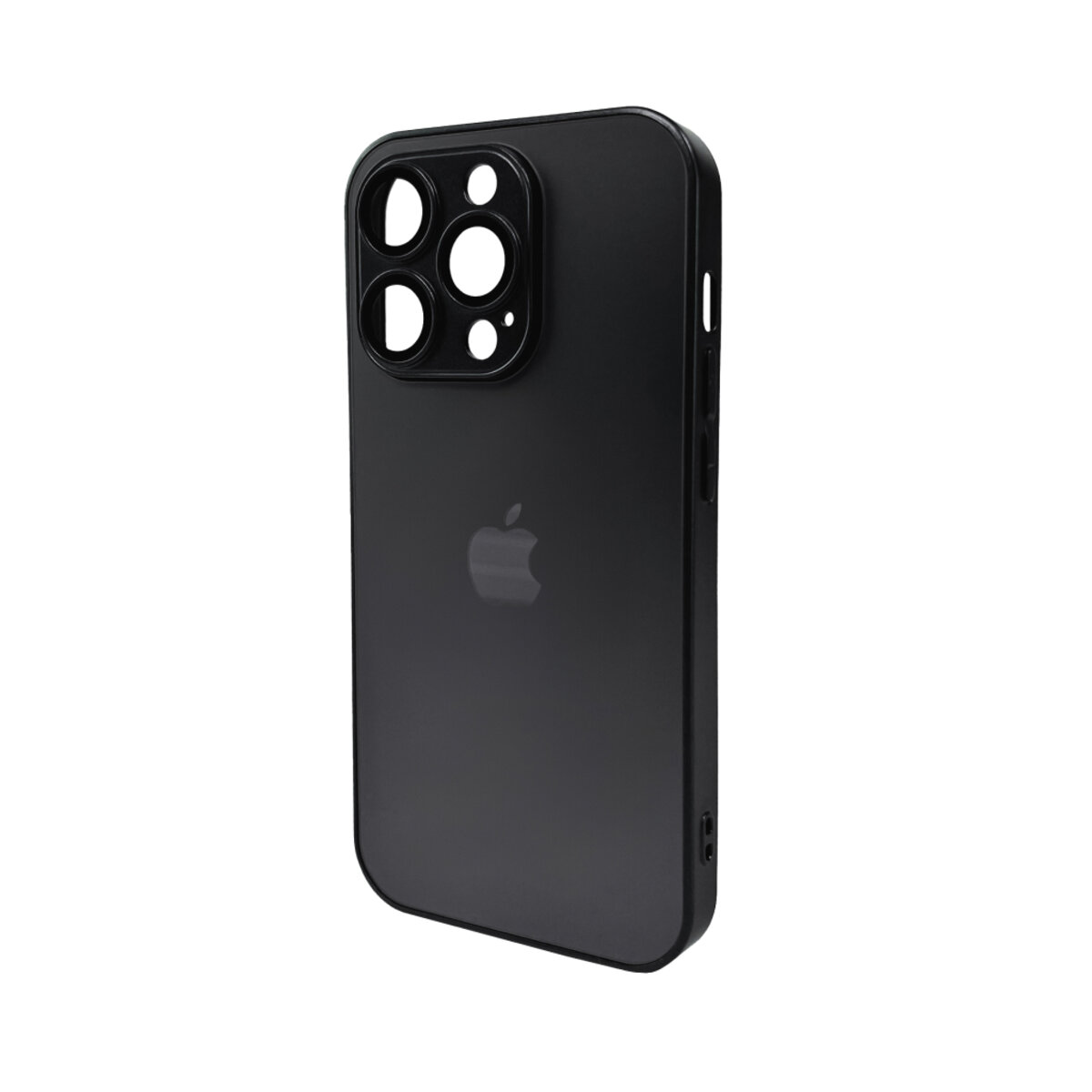 Чохол для смартфона AG Glass Matt Frame Color Logo for Apple iPhone 15 Pro Graphite Black