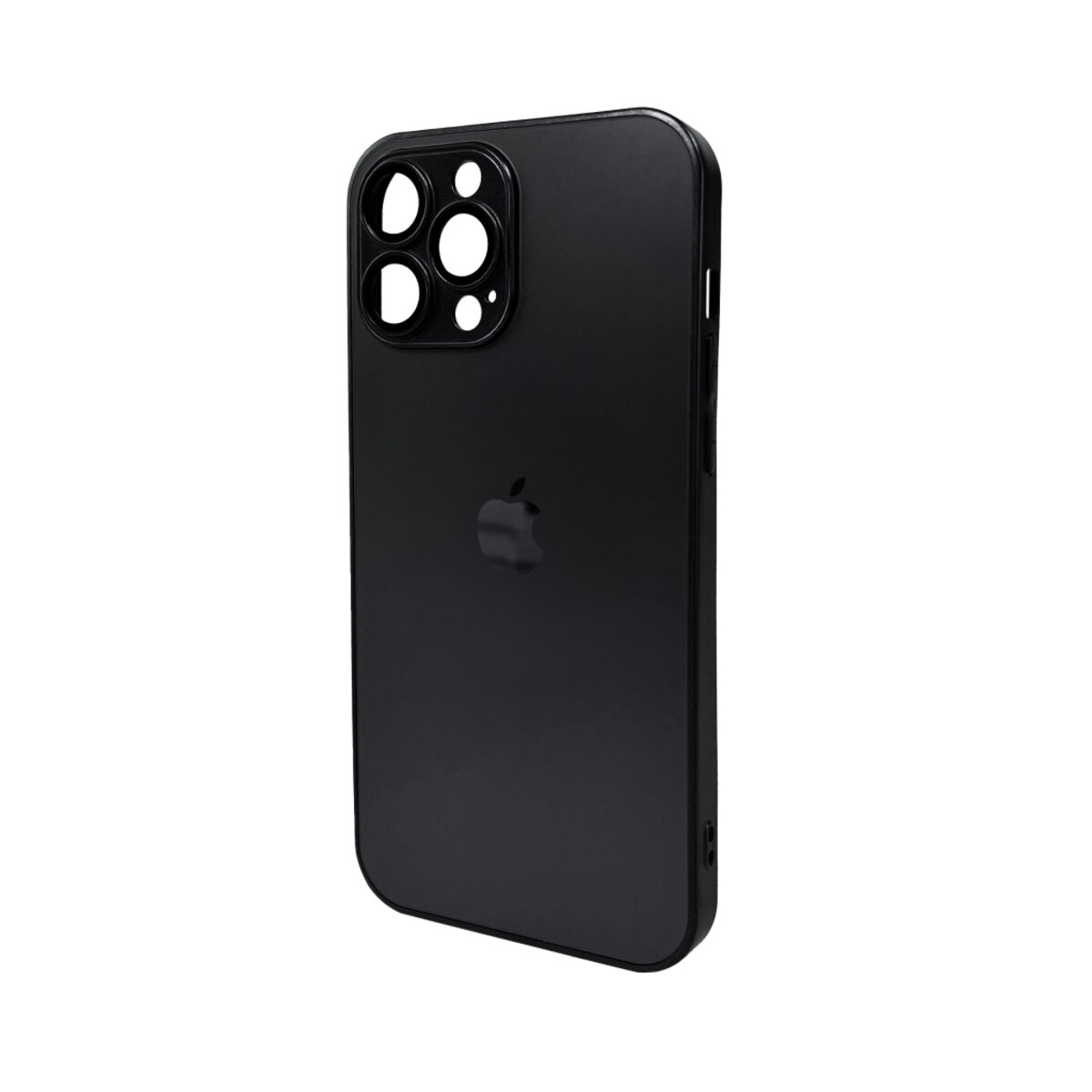 Чохол для смартфона AG Glass Matt Frame Color Logo for Apple iPhone 13 Pro Max Graphite Black