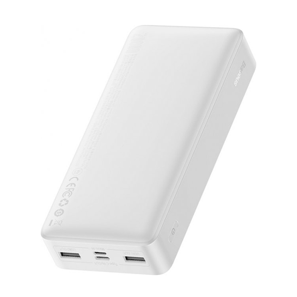 Зовнішній акумулятор Baseus Bipow Digital Display 15W 20000mAh White (PPDML-J02)