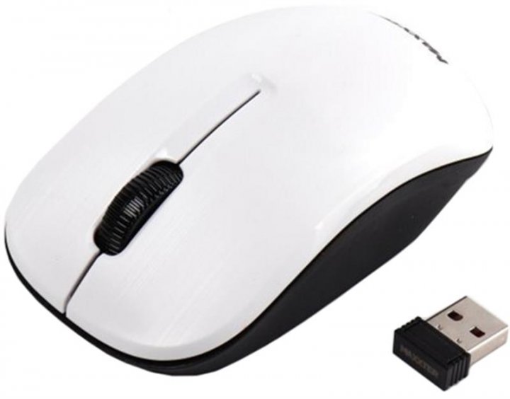 Безпровідна мишка Maxxter Mr-333 White (Mr-333-W)