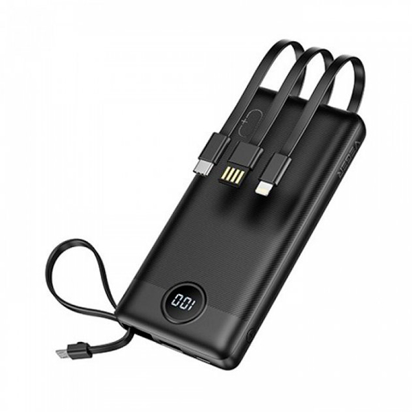 Зовнішній акумулятор Veger C10 10000mAh Black (C10B)