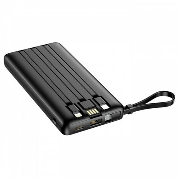 Зовнішній акумулятор Veger C10 10000mAh Black (C10B)