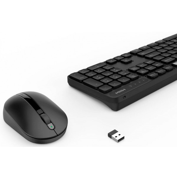 IT/kbrd Комплект клавиатура+мышка Xiaomi MiiiW MWWC01, MWWK01 Wireless Silent Combo Black