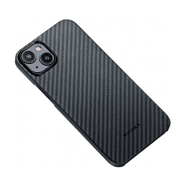 Чехол Pitaka iPhone 15 Case with MagSafe Black/Grey (KI1501)