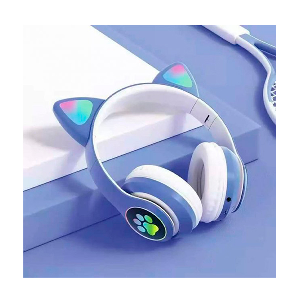 Bluetooth Навушники Profit Cat STN-28 Blue