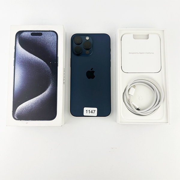 Apple iPhone 15 Pro Max 256GB Blue Titanium Б/У  №1147 (стан 8/10)