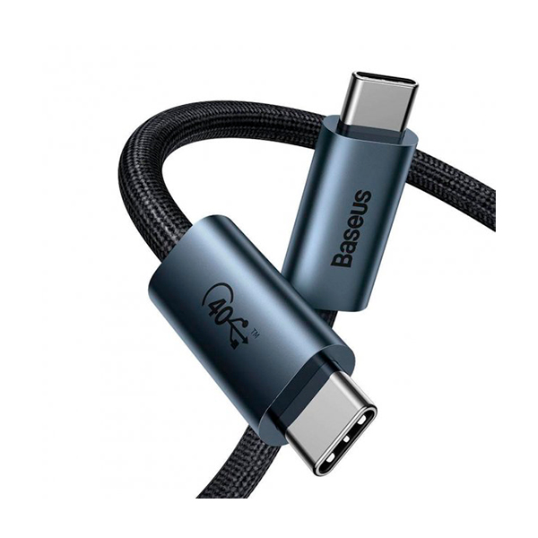 Кабель Baseus Flash Series USB4 Full Featured Data Cable USB-C to USB-C 100W 1m Tarnish (CASS010014)