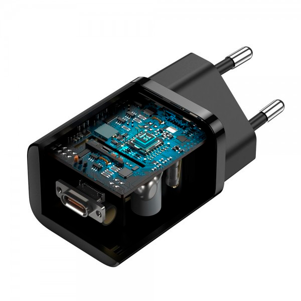 СЗУ Baseus Super Si Quick Charger 1C 25W Black (CCSP020101)