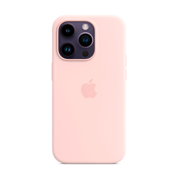 Чехол Apple iPhone 14 Pro Max Silicone Case with MagSafe Chalk Pink (MPTT3)