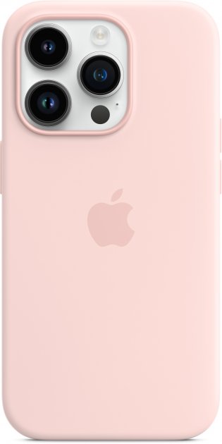 Чехол Apple iPhone 14 Pro Silicone Case with MagSafe Chalk Pink (MPTH3)