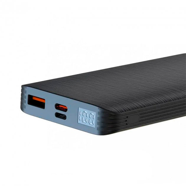 Зовнішній акумулятор XO PR143 PD20W + QC 3.0 22.5W (10000mAh) Black + USB-лампа XO Y1