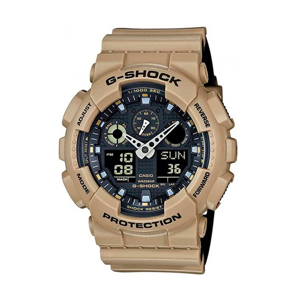 Годинник Casio G-Shock GA-100L-8A Beige