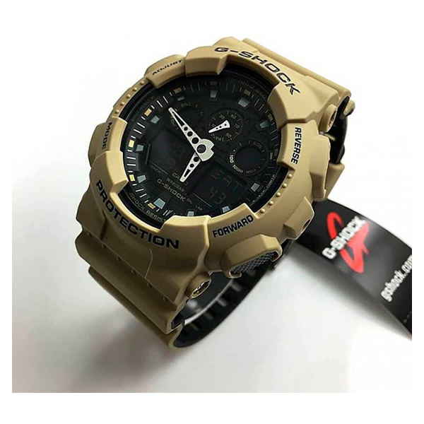 Годинник Casio G-Shock GA-100L-8A Beige