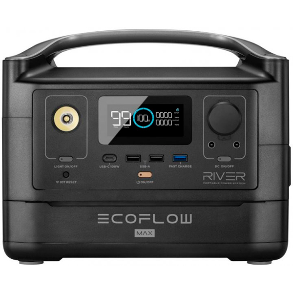 Портативное зарядное устройство EcoFlow RIVER Max (EFRIVER600MAX-EU, PB930425)