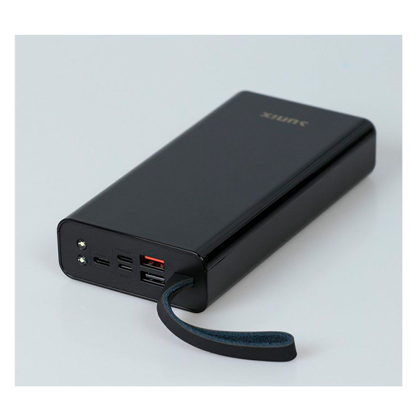 Зовнішній акумулятор Sunix PB-11 (30000 mAh) Black + USB-лампа XO Y1 White