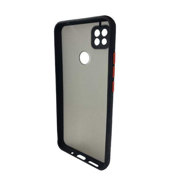 Чехол накладка Goospery Case для Xiaomi Redmi 9с/10a Black/Red with Camera Lens