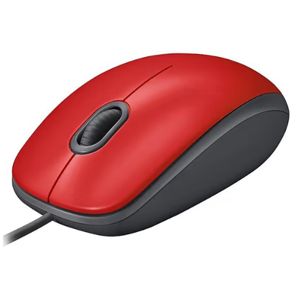 Провідна мишка Logitech M110 Silent Red (910-005489)