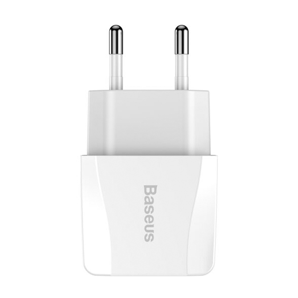 СЗУ Baseus USB Wall Charger 2xUSB 2.1A Mini Dual-U White (CCALL-MN02)