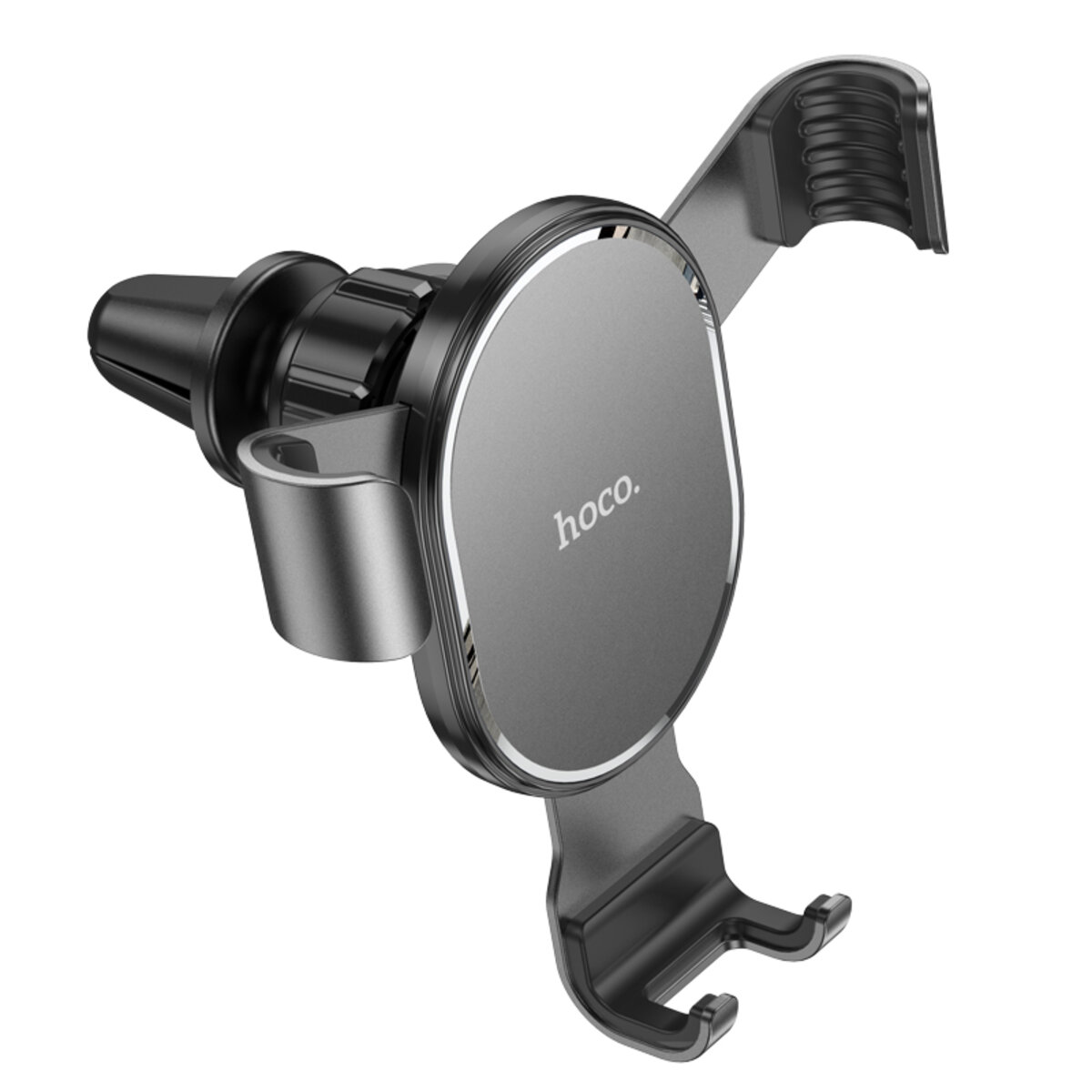 Автотримач для телефона HOCO CA56 Plus Armor metal gravity car holder Black