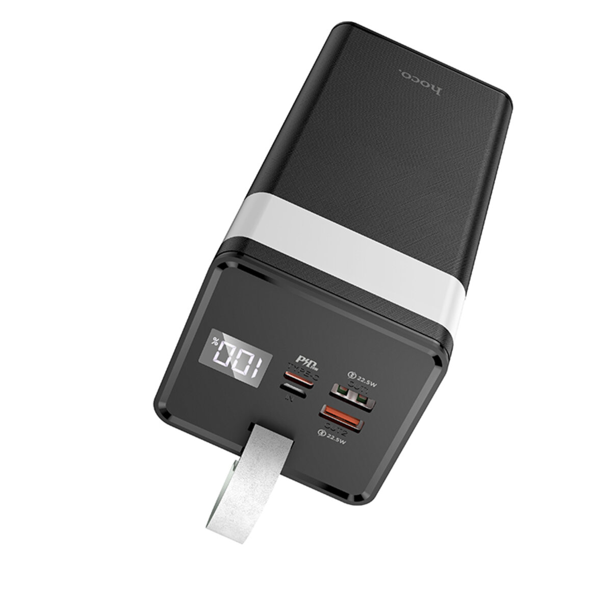 Зовнішній акумулятор HOCO J86A Powermaster 22.5W fully compatible power bank(50000mAh) Black