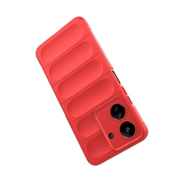 Чохол Cosmic Magic Shield for Xiaomi Redmi 13C/Poco C65 Red with Camera Lens