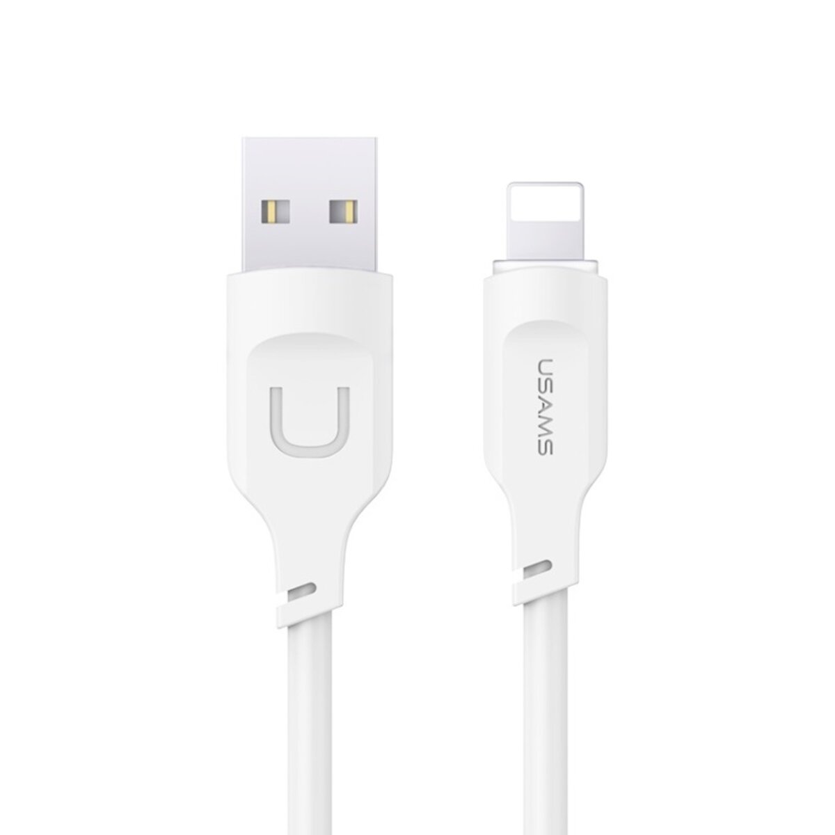 Кабель Usams US-SJ565 Lightning 2.4A Charging & Data Cable Lithe Series 1.2m White