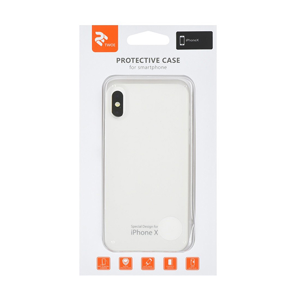 Чехол 2E для iPhone X UT Case White