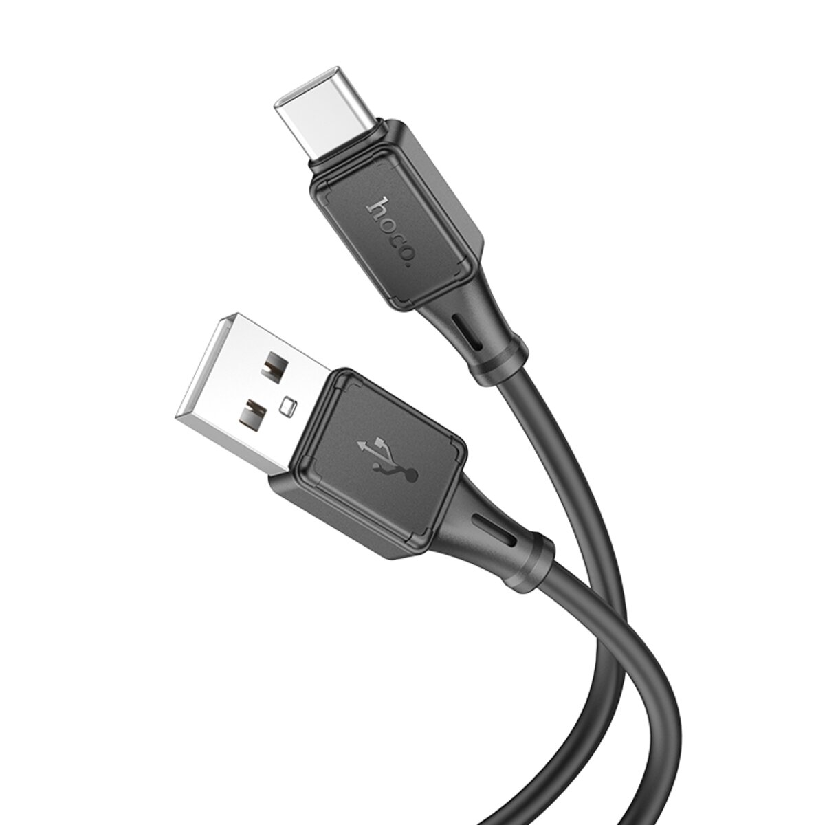 Кабель HOCO X101 Assistant silicone charging data cable Type-C Black