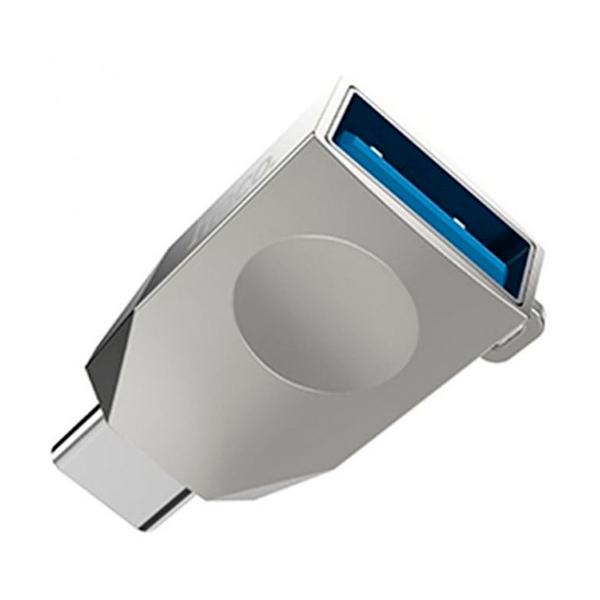 Перехідник Hoco UA9 OTG USB - Type-C Silver