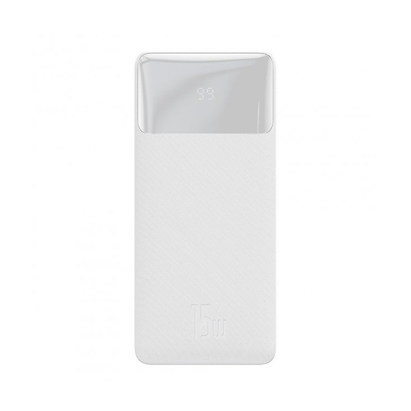 Внешний аккумулятор Baseus Bipow Digital Display 15W 10000 mAh White (PPDML-I02)