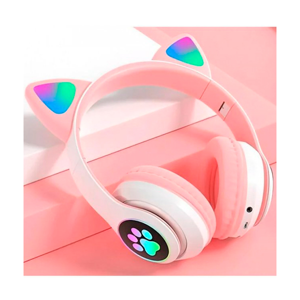 Bluetooth Навушники Profit Cat STN-28 Pink
