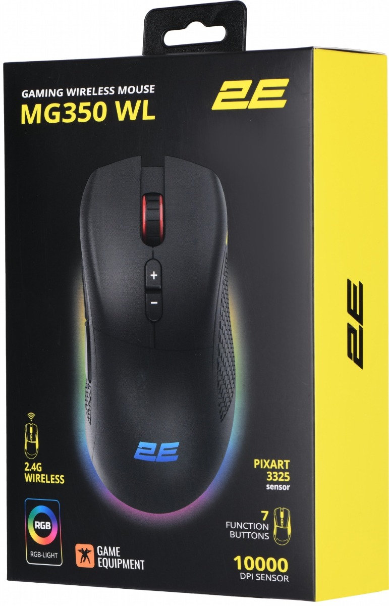 Провідна мишка 2E Gaming MG350 WL RGB Black (2E-MG350UB-WL)