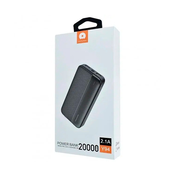 Зовнішній акумулятор WUW Y94 20000 mAh White + USB-лампа XO Y1 White