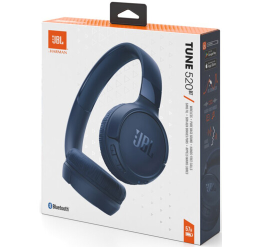 Bluetooth Наушники JBL Tune 520BT Blue (JBLT520BTBLUEU)