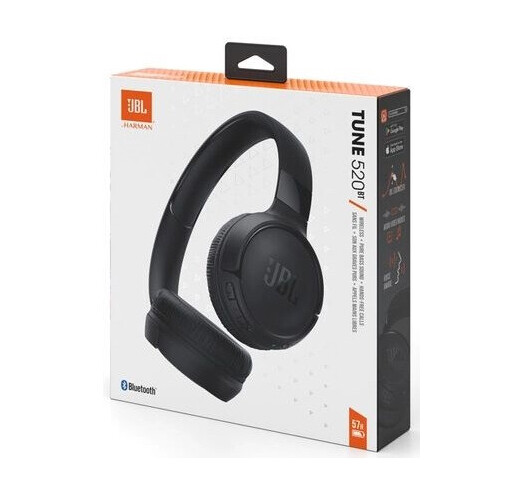 Bluetooth Навушники JBL Tune 520BT Black (JBLT520BTBLKEU)