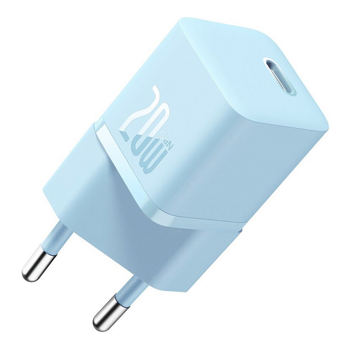 Мережевий зарядний пристрій Baseus GaN5 Fast Charger(mini) 1C 20W EU Blue