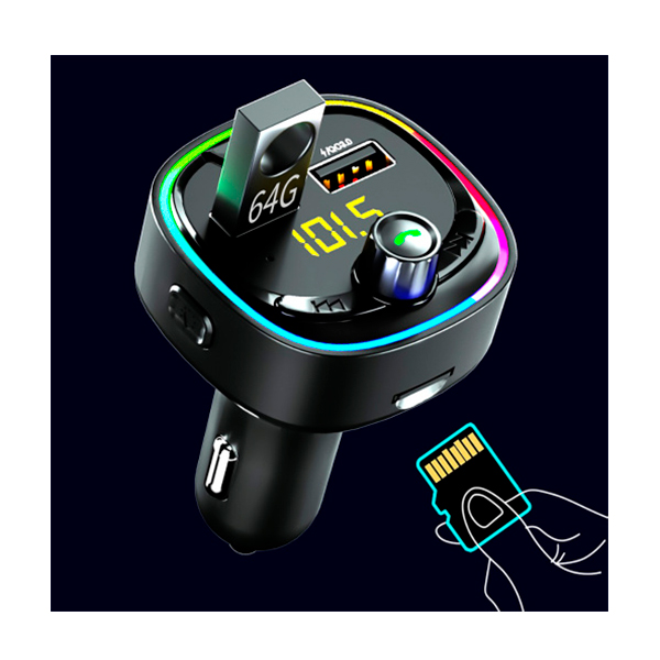 FM Modulator SkyDolphin SZ21 Black (FMT-000028)