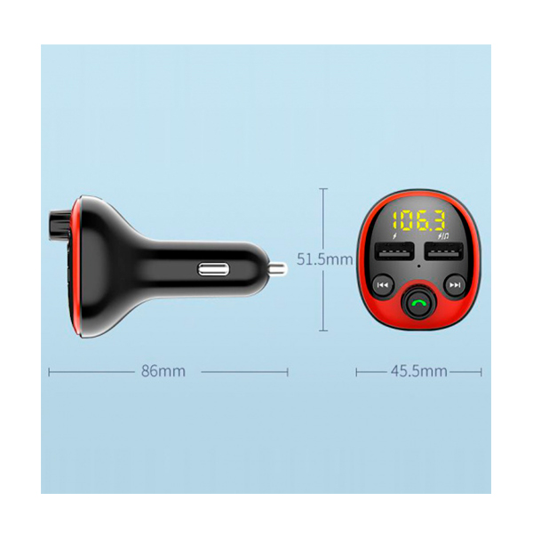 FM Modulator SkyDolphin SZ20 Black (FMT-000027)