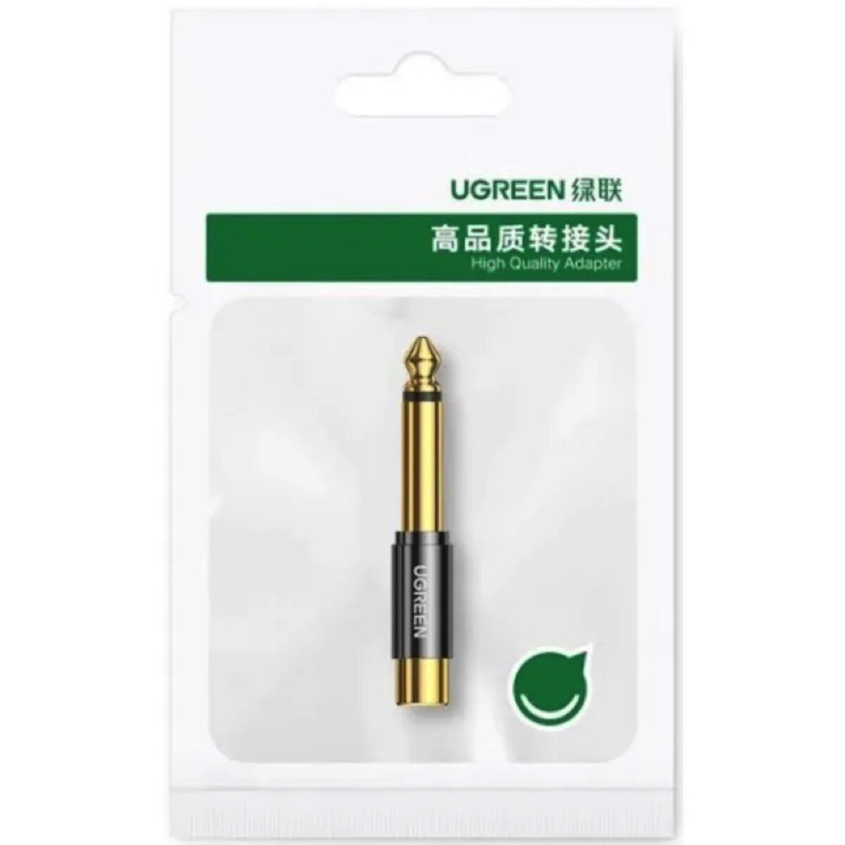 Перехідник UGREEN AV169 6.35mm Male to RCA Female Adapter(UGR-80731)