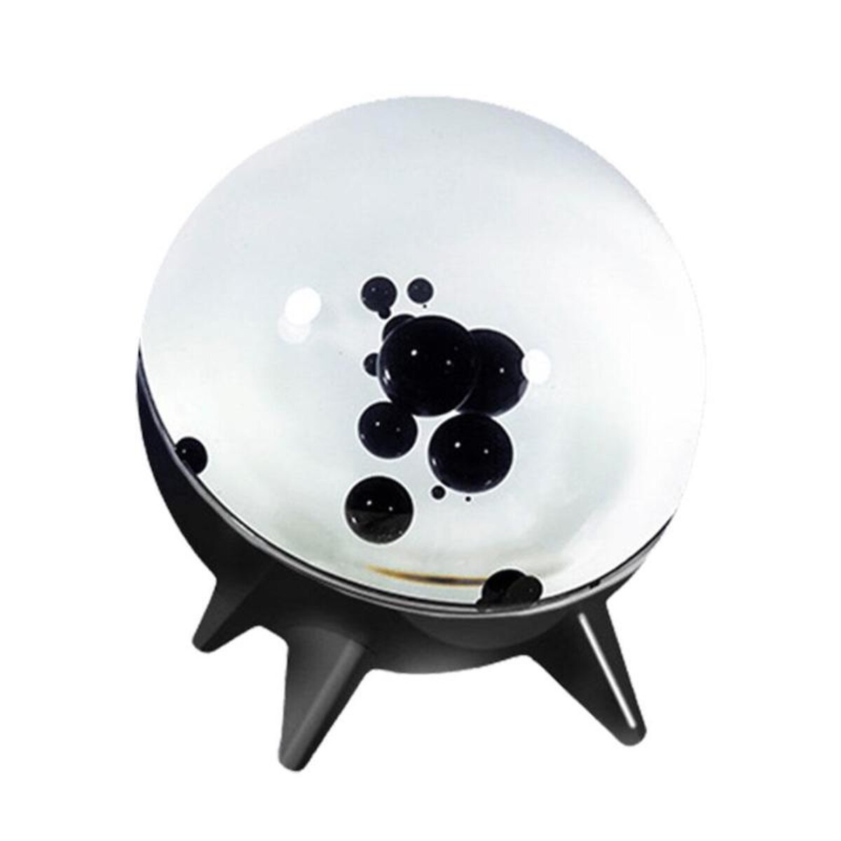 Ферофлюїдна музична лампа Ferrofluid Music Rhythm Lamp Sound Sensitive Magnetic Fluid Black