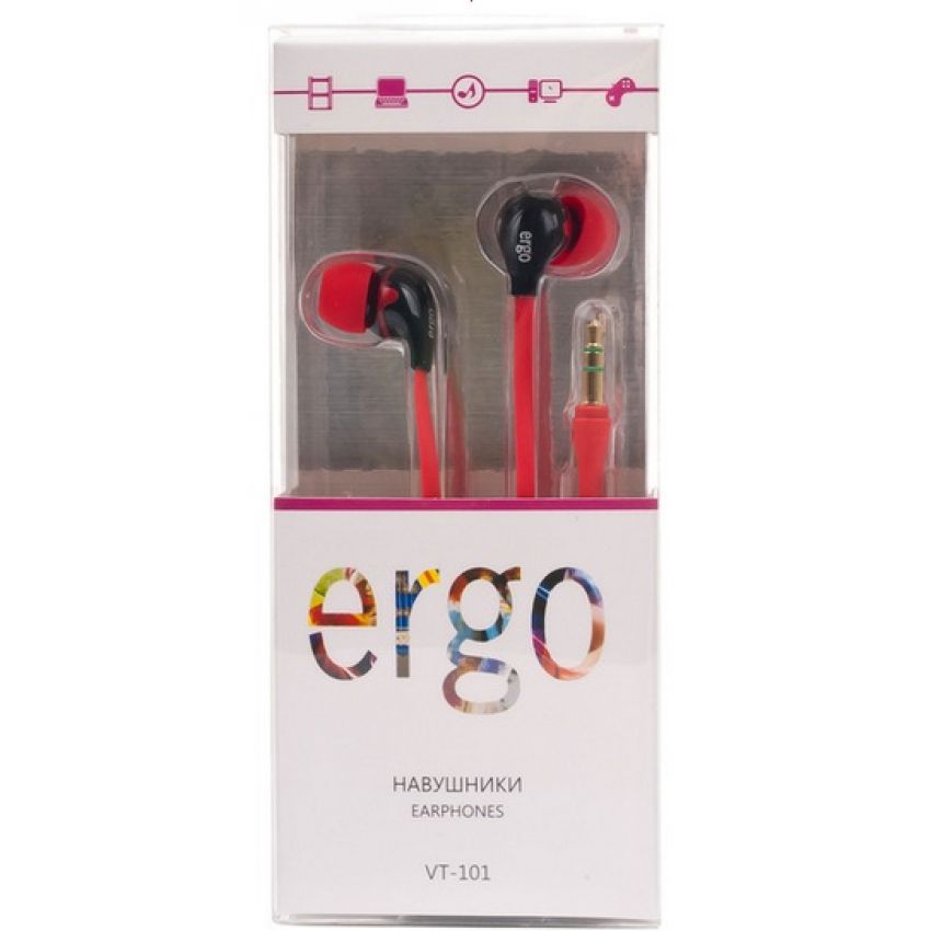 Наушники ERGO Ear VT-101 Red