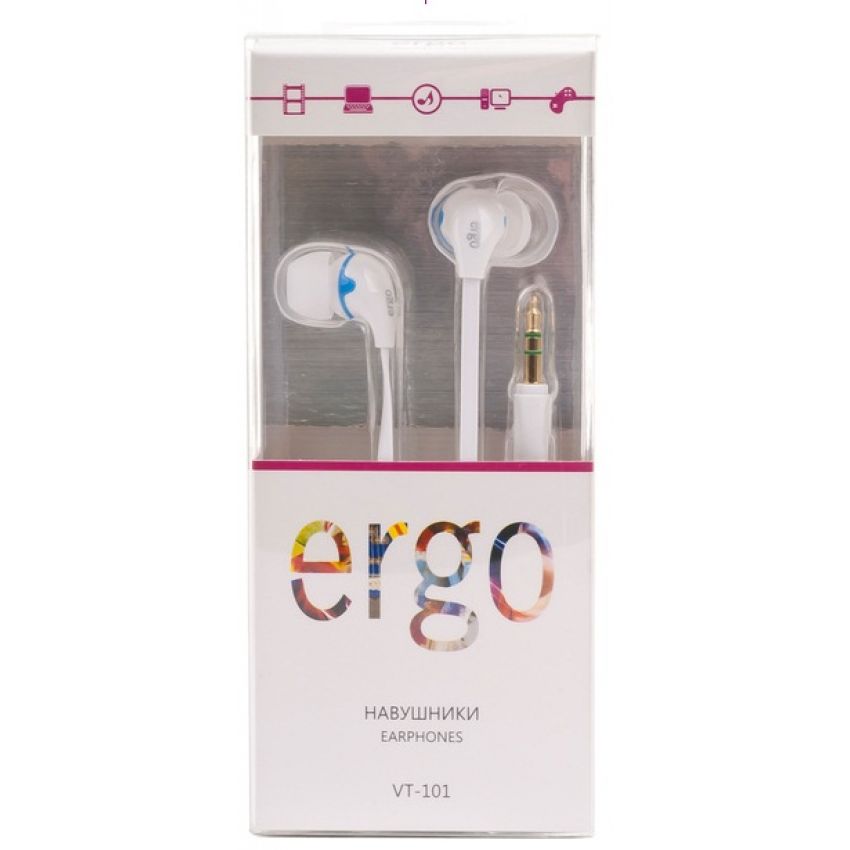 Навушники ERGO Ear VT-101 White