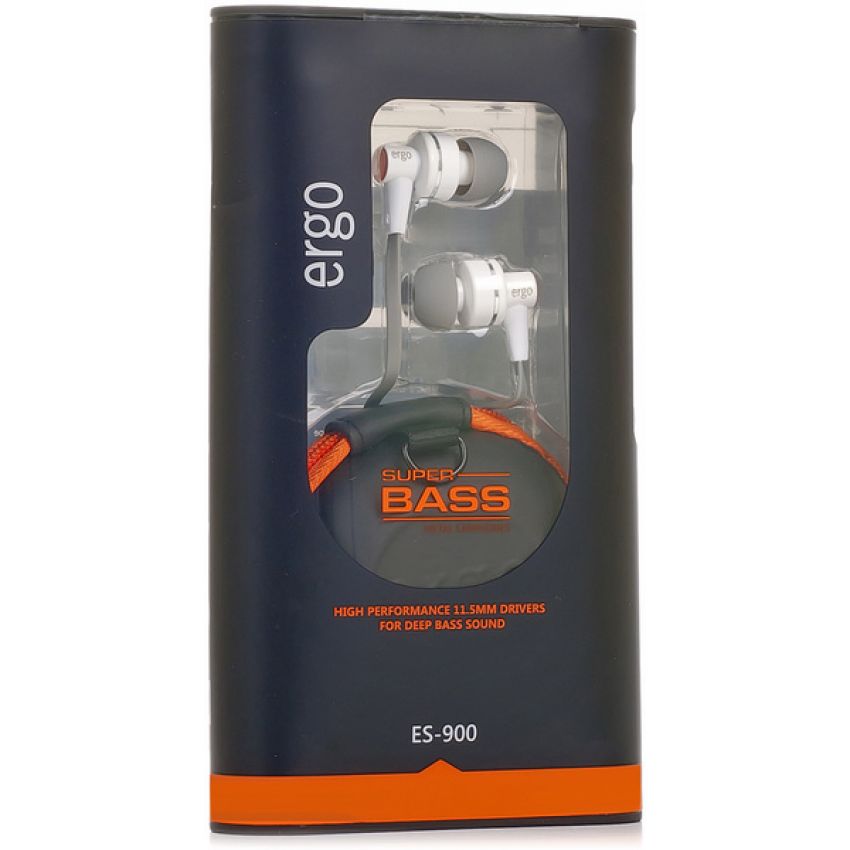 Навушники без мікрофону ERGO ES-900 White