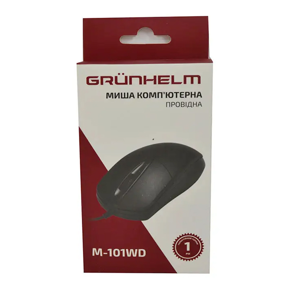 Миша комп'ютерна, провідна - M-101WD (GRUNHELM)