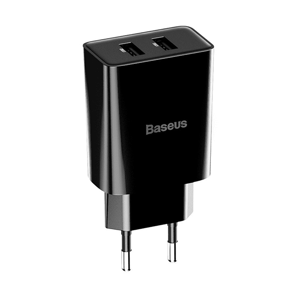 СЗУ Baseus Speed Mini 2 USB + Cable Lightning (TZCCFS-R01) 2.1A 10.5W Black