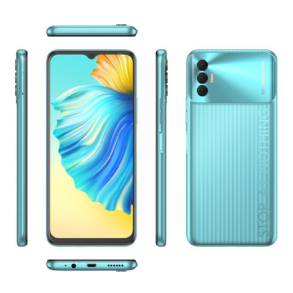 Tecno Spark 8p (KG7n) 4/128GB NFC Dual Sim Turquoise Cyan (4895180773419)