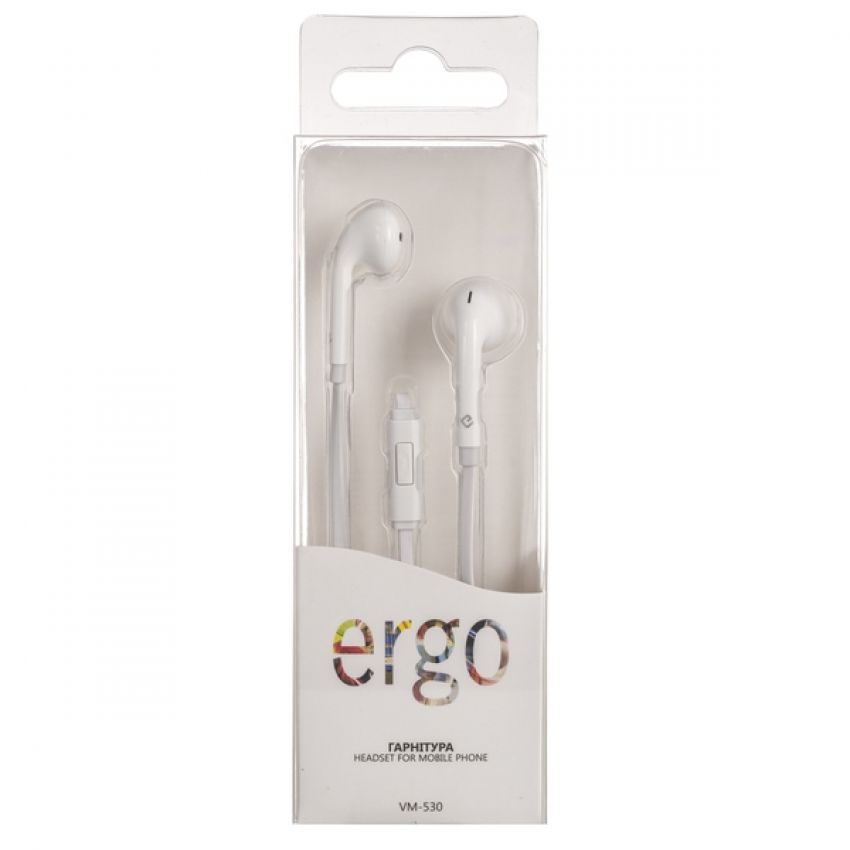 Наушники ERGO Ear VM-530 White
