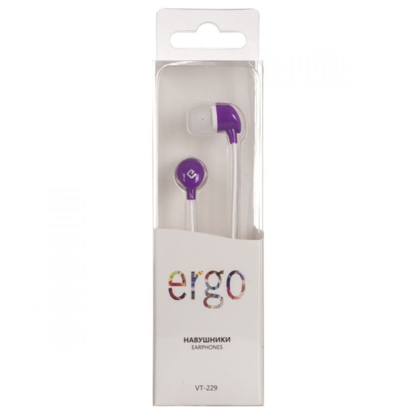 Наушники ERGO Ear VT-229 Violet