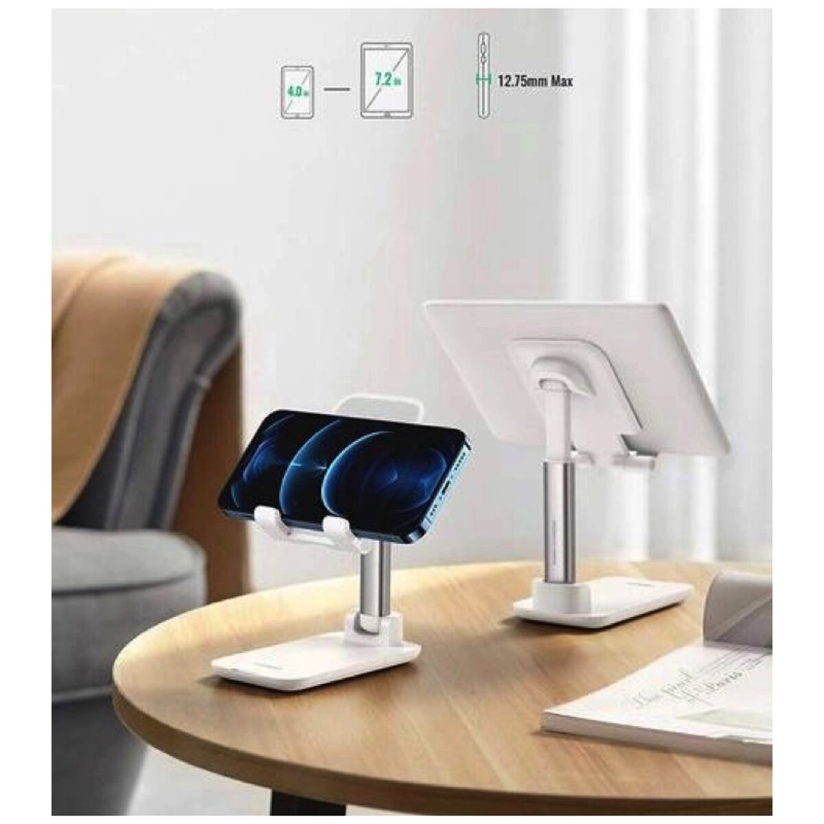 Тримач для телефона UGREEN LP373 Foldable Phone Stand (White)(UGR-20434)